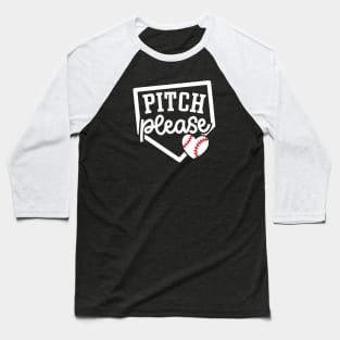 Pitch Please Baseball Player Mom Cute Funny Baseball T-Shirt